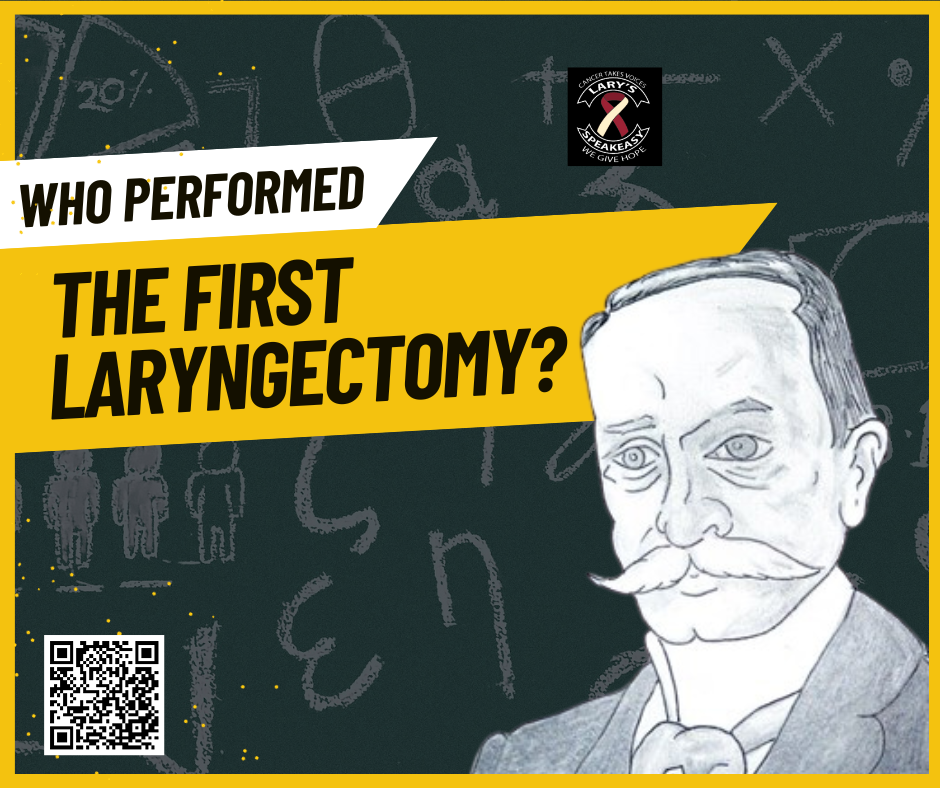 First laryngectomy